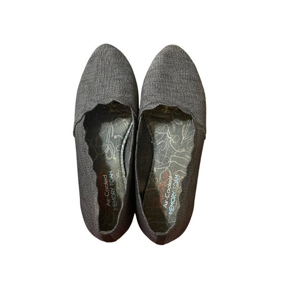 Skechers Women's Cleo scalloped Knit flat shoes slip on Ballet Flats Size 8.5 - Picture 4 of 6